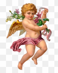 Cupidpng Victorian Angels Angel Art 1469456 - Png Cherub Angel,Cupid Png