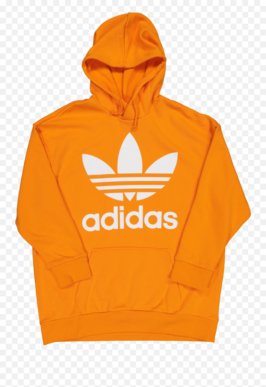Adidas Tref Over Hood Orange Png Leaf Logo