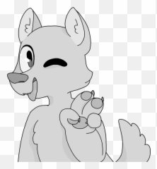 Download Drawn Furry Coyote - F2u Base Furry Full Size Png Furry Wolf Head Base,Furry Png
