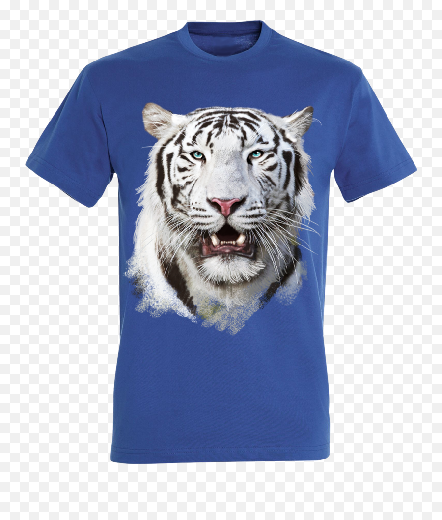 White Tiger Head T - Shirt Siberian Tiger Full Size Png,White Tiger Png