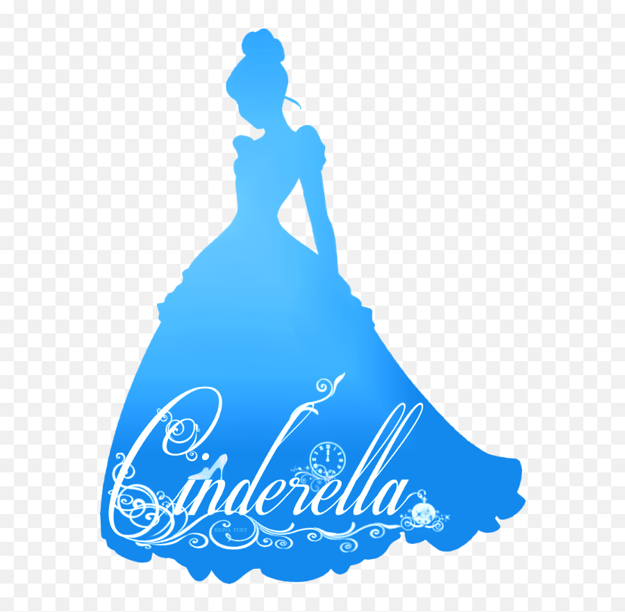 Cinderella Silhouette - Disney Princess Silhouette Silhouette Cinderella Png,Disney Castle Silhouette Png
