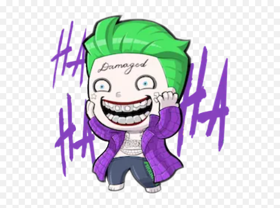 Joker Jokersmile Jokerbrother Hahaha Kelate Malaysianbo - Suicide Squad Joker Cartoon Png,Suicide Squad Png