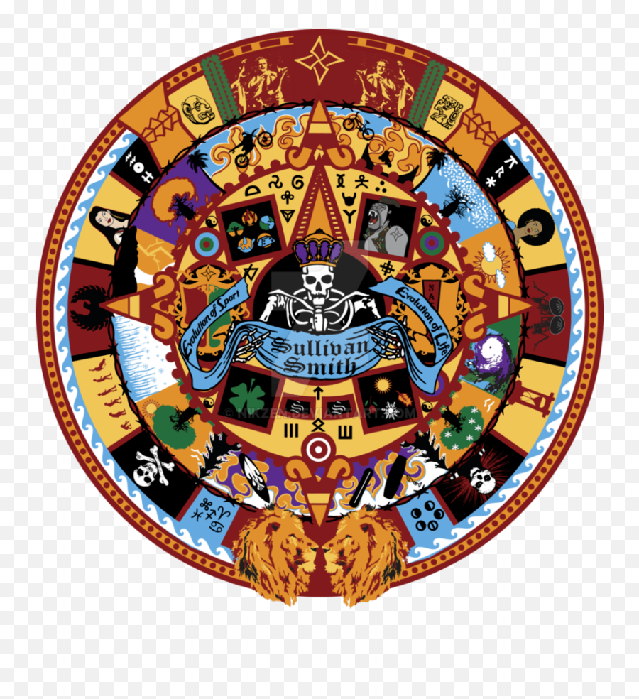 Download Aztec Calendar Logo 4 By Max - Aztec Png,Aztec Calendar Png