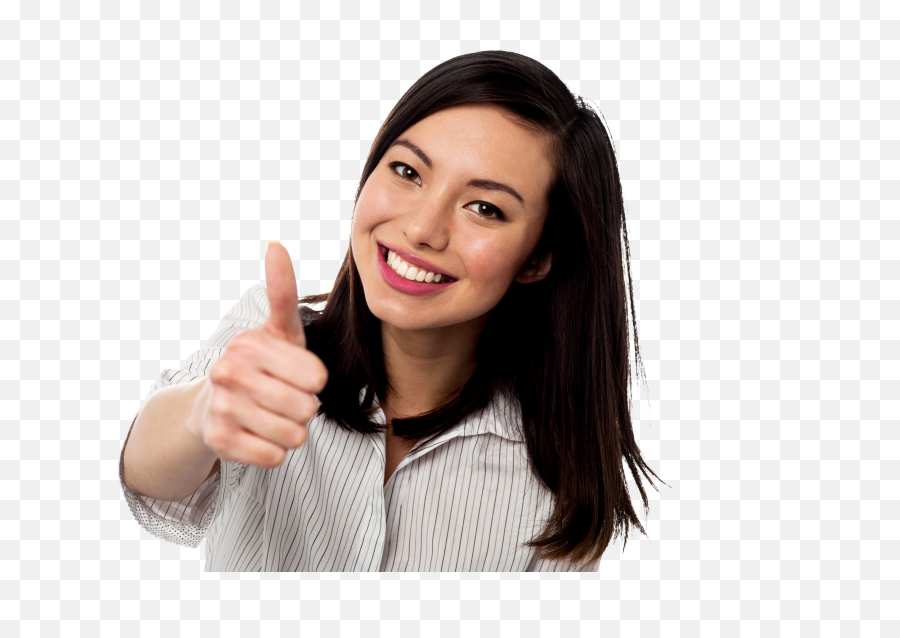 Women Pointing Thumbs Up Png Image - Women With Thumbs Up,Thumb Up Png