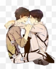 Eren X Livai Levi Lu0027attaque Des Titans - Levi X Eren Fanart Cute Png,Eren Png