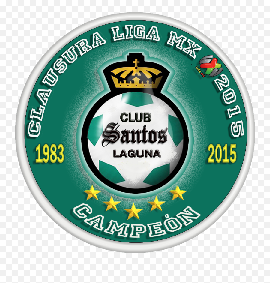 Club Santos Laguna 5º Campeonato 2015 - Santos Laguna Png,Santos Laguna Logo