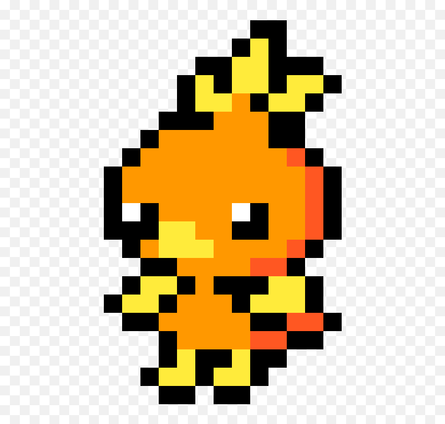 Pixilart - Torchicpixil By Remango Cute Turtle Pixel Art Png,Torchic Png