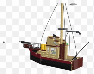 Mecabrickscom The Orca Fishing Boat Png