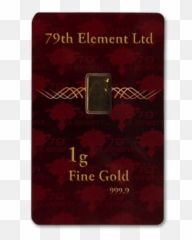 Bullion Gold Bar 1 Gram With Bitcoin - Passport png