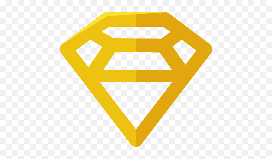 Diamond Media Social Icon - Yellow Diamond Icon Png,Yellow Diamond Png