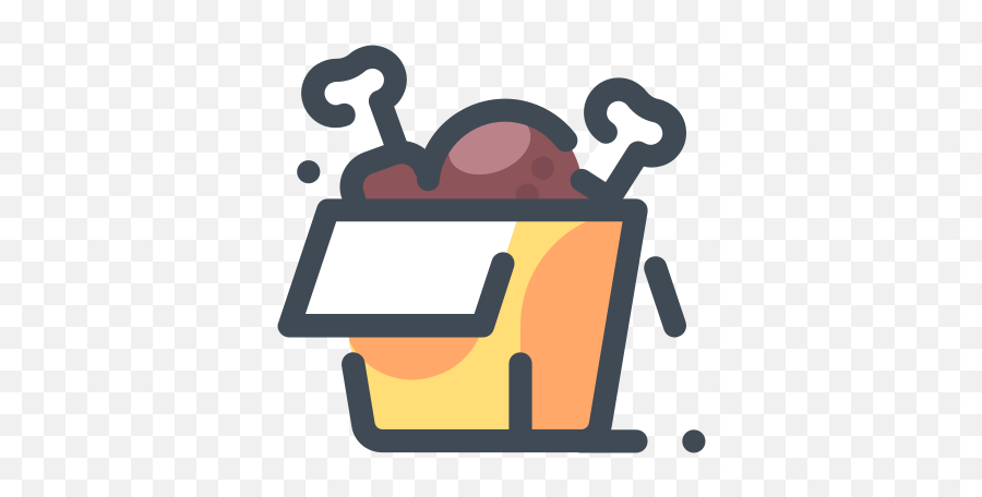 Chicken Box Icon U2013 Free Download Png And Vector - Chicken Food Icon Png,Box Icon