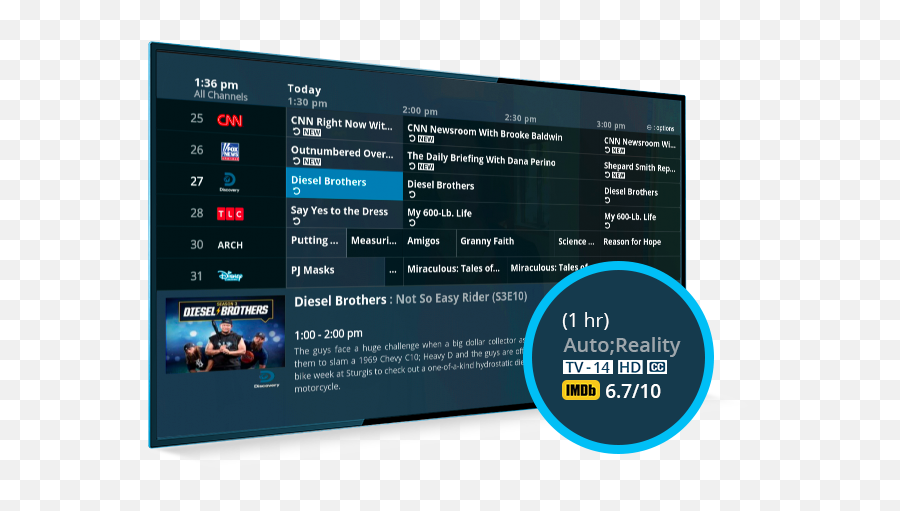 Altice One Main Menu U0026 Guide - Optimum Tv Channels Png,Three Line Menu Icon
