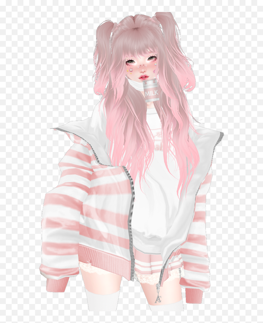 Imvu - Yurisumida Cute Icons Cute Art Imvu Hime Cut Png,Succubus Icon