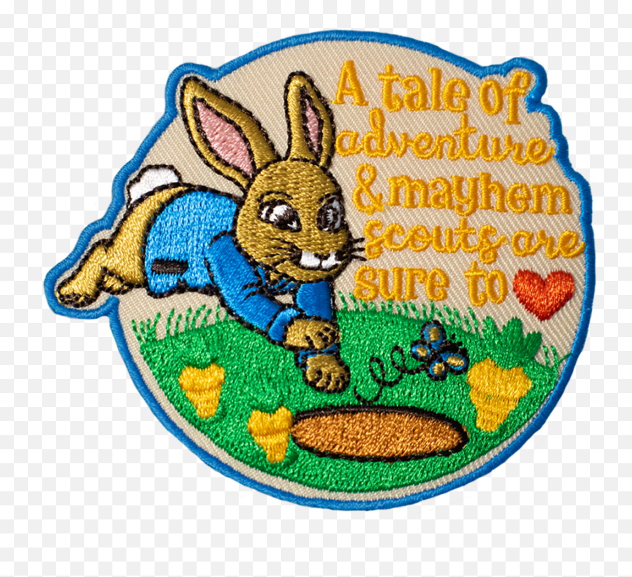 Peter Rabbit Scout Inspired Patch Clipart - Full Size Peter Rabbit Png,Peter Rabbit Png