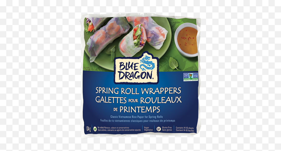 Spring Roll Wrappers U2014 Blue Dragon - Rouleau De Printemps Feuille Png,Egg Roll Icon