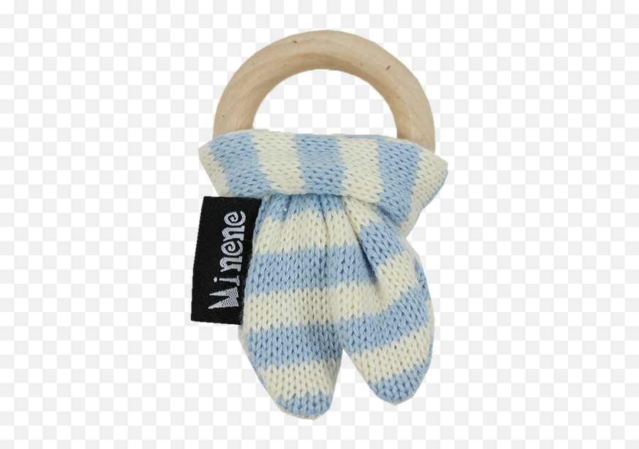 Wooden Teething Ring - Blue And White Stripes U2013 Minenecouk Minene Wooden Teething Ring Png,White Stripes Png