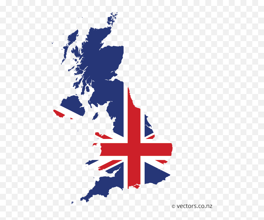 Flag Vector Map Of The United Kingdom - United Kingdom Flag Country Png,Uk Flag Png