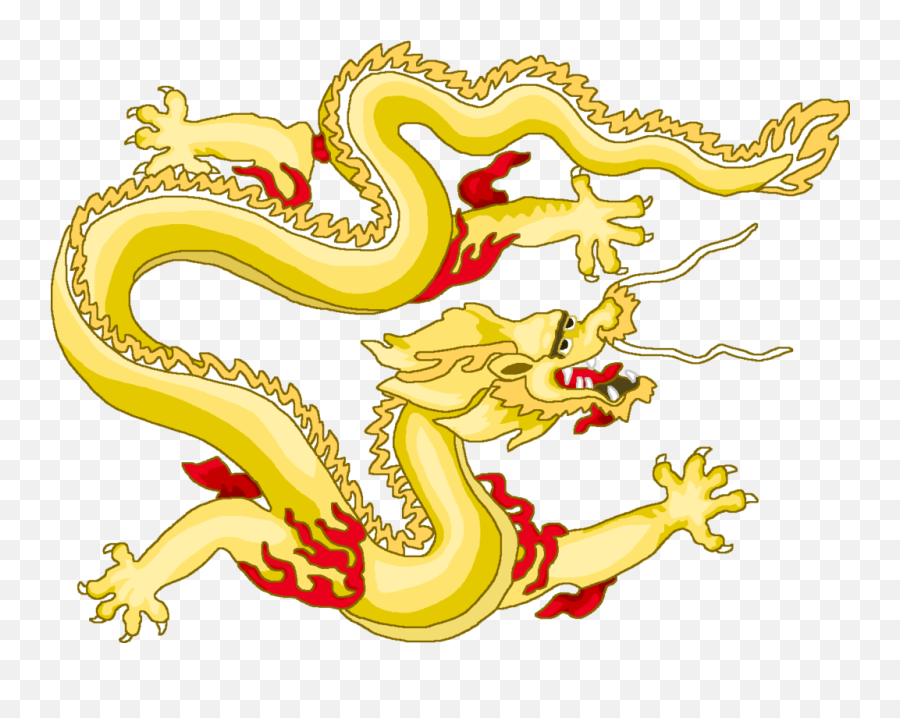 Download Hd Chinese Dragon Heraldic By - Chinese Dragon Coat Of Arms Png,Chinese Dragon Transparent