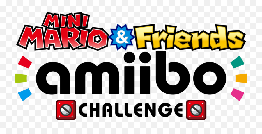 Mini Mario U0026 Friends Amiibo Challenge - Super Mario Wiki Mini Mario Friends Amiibo Challenge Logo Png,Ms Dos Icon