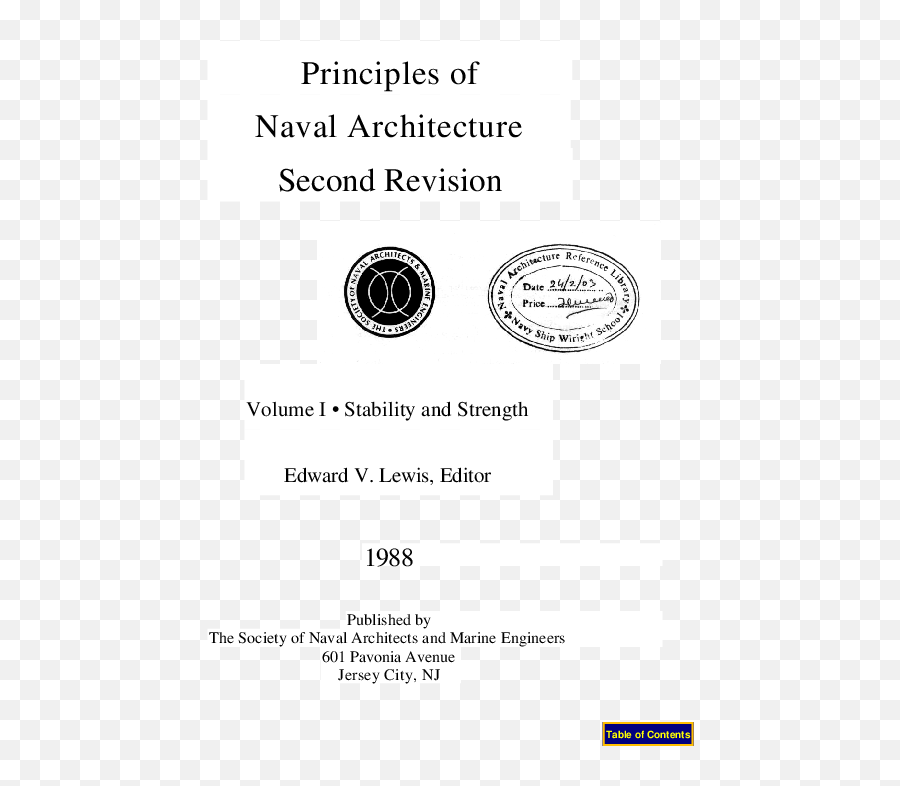 Pdf Principles Of Naval Architecture Second Revision Volume - Dot Png,Bilgewater Crest Icon