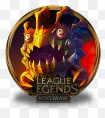 Kogmaw Lion Dance Icon League Of Legends Gold Border - Skins png