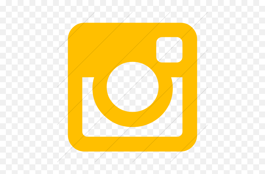 Iconsetc Simple Yellow Bootstrap Font Awesome Brands - Black Instagram Social Media Icon Png,Rounded Square Icon