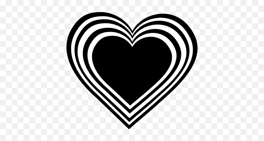 Heart Black And White Transparent Png - Black And White Love Heart,White Hearts Png