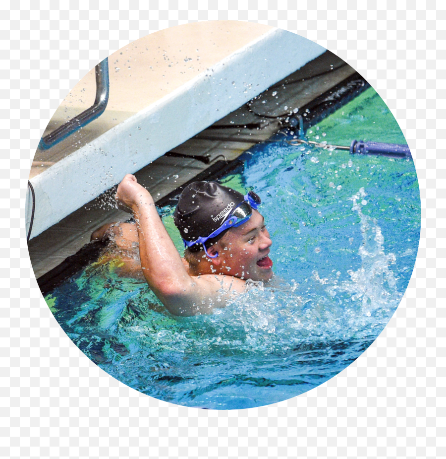 Download Hd Through The Power Of Sports - Freestyle Swimming Png,People Swimming Png
