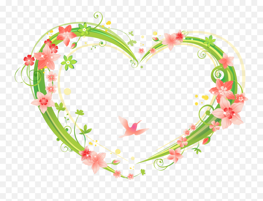 Heart Frame Png Transparent Free For - Flower Heart Frame Png,Love Frame Png