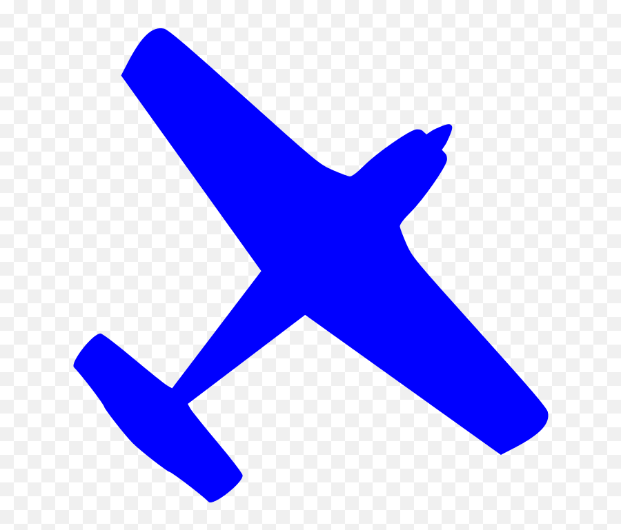 Fileairplane Ga Bluesvg - Wikimedia Commons Piper Airplane Silhouette Png,Blue Airplane Icon