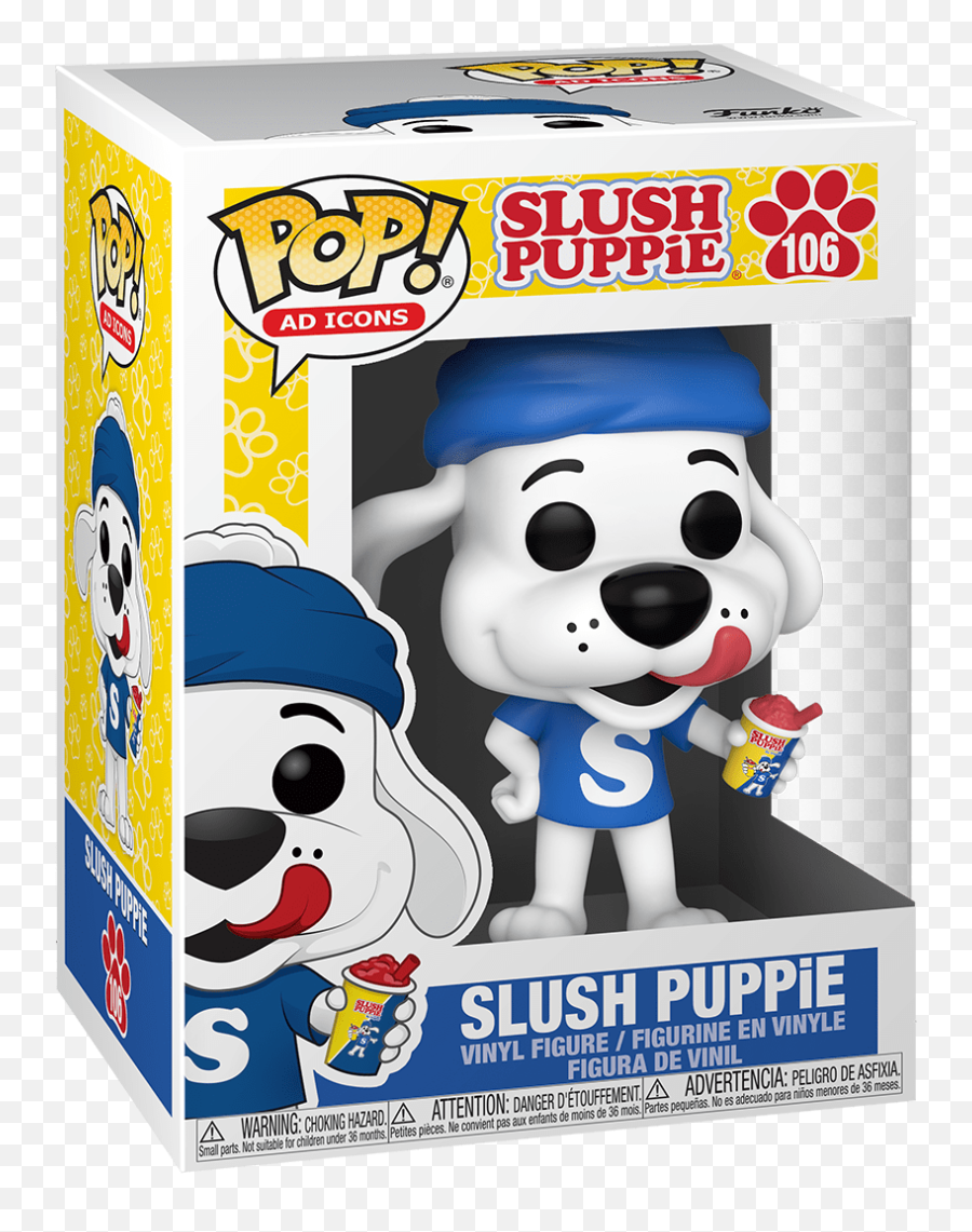 Slush Puppie Funko Pop Ad Icons X Vinyl Figure 106 52993 - Slush Puppie Scented Funko Pop Png,Choking Hazard Icon
