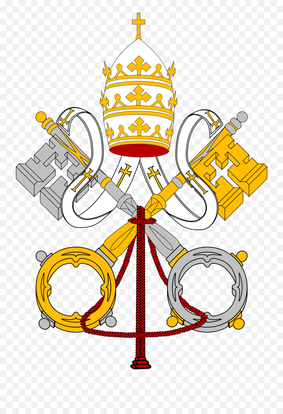 Fileemblem Of Vatican City Statesvg - Wikimedia Commons Vatican Logo Png,Pope Icon