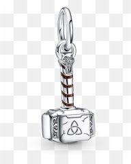 Thor Hammer Charm Marvel X Pandora - png