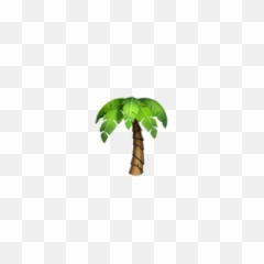 Palm Tree Clipart Emoji - Iphone Png