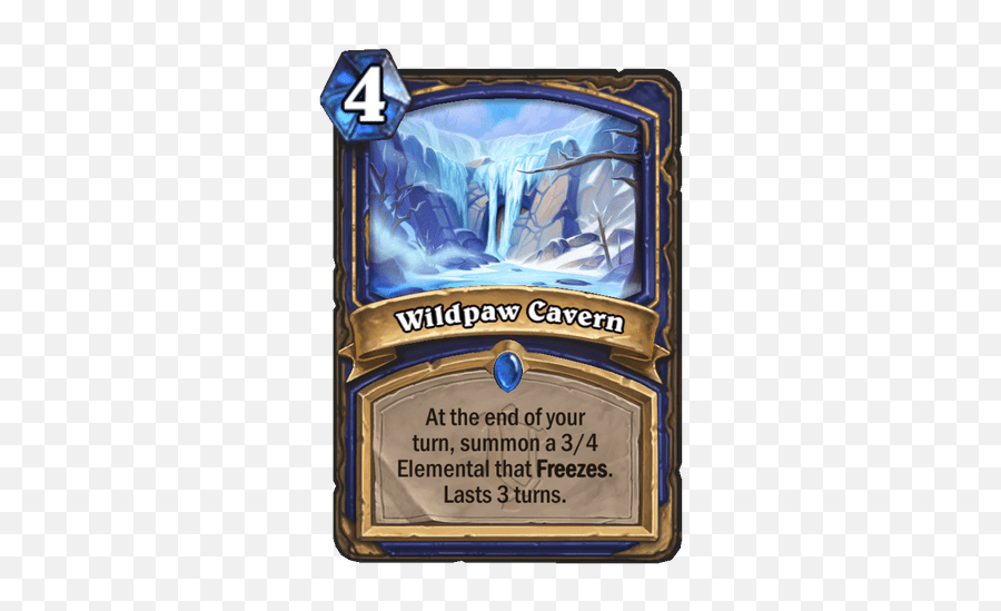 Wildpaw Cavern Hearthstone Hs Cards - Wildpaw Cavern Png,Cavern Icon