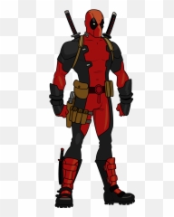 Clip Freeuse Stock Action Drawing Deadpool - Full Comic Png