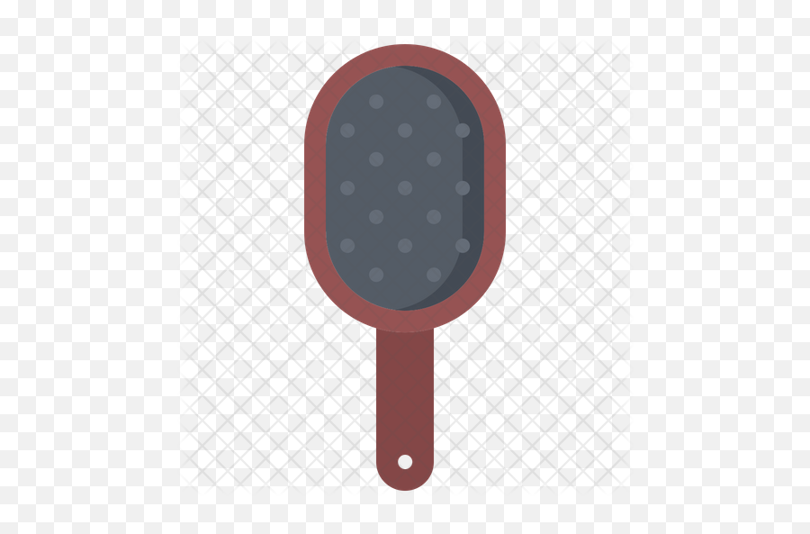 Hair Brush Icon Of Flat Style - Illustration Png,Hairbrush Png