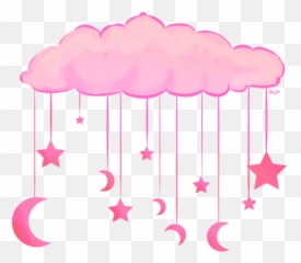 301 Images About Editing Needs - Pink Overlay Tumblr Png Moon And Stars Aesthetic