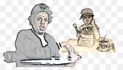 Stay Focused Jay - Z Rock Nation And Nfl U2013 Just Fanofa Knick Cartoon Png,Jay Z Png