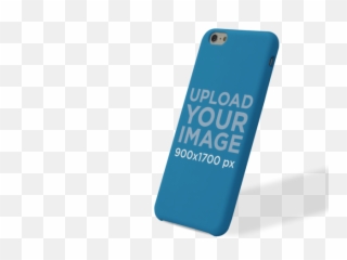 Phone Case Mockup Of An Iphone 6 Leaning Over Png - Mobile
