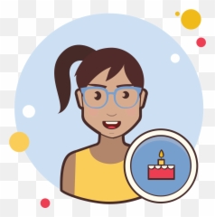 Birthday Girl Icon - Zuccotti Park Png,Birthday Girl Png
