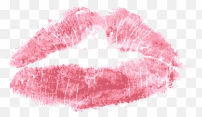 Lips Png Man - Print Transparent Cartoon Jingfm Kiss Mark Background