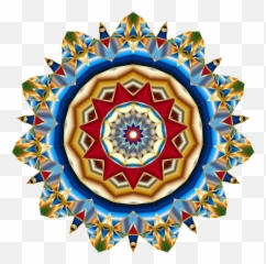 Chromatic Mandala Vector Image Free Svg - Circle png