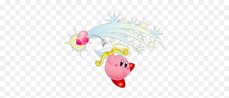 Angel Kirby Tumblr - Cupid Kirby Png,Kirby Transparent Background