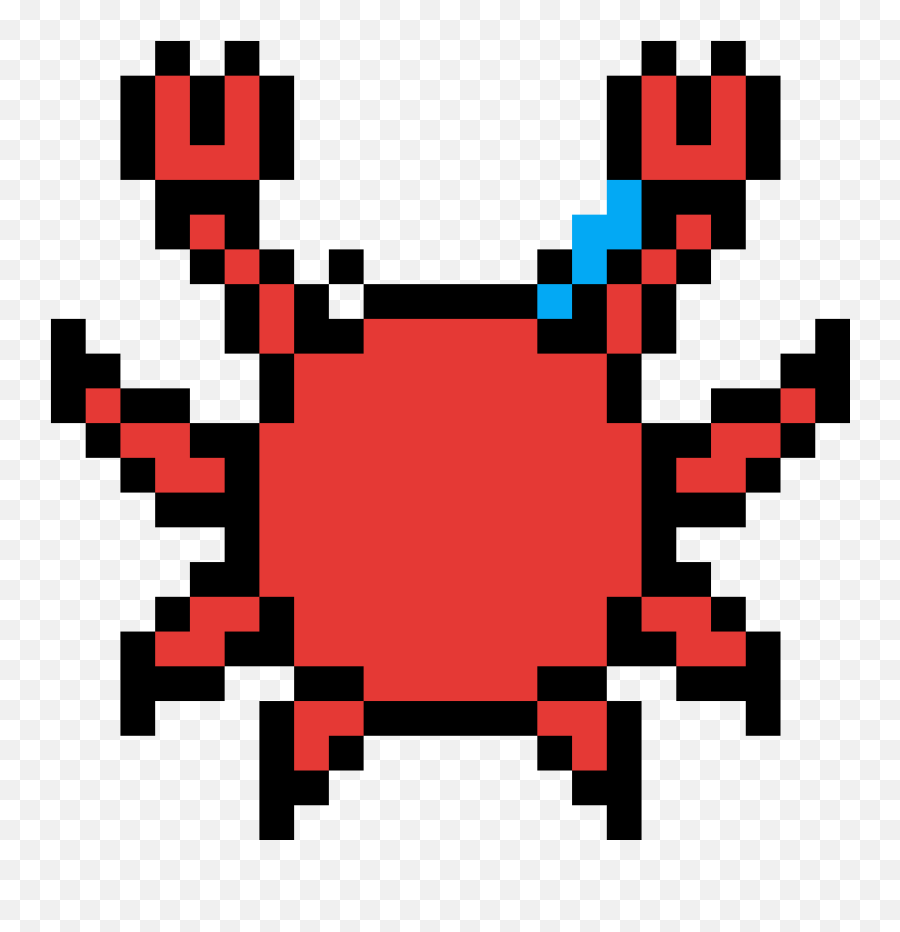 Pixilart - Just A Regular Crab Rave Nothing To See Here Minecraft Pixel Art Emoji Png,Crab Transparent