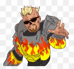 Download And Someone Ended Up Drawing - Fallout 4 Pyromaniac Build Png,Guy Fieri Png