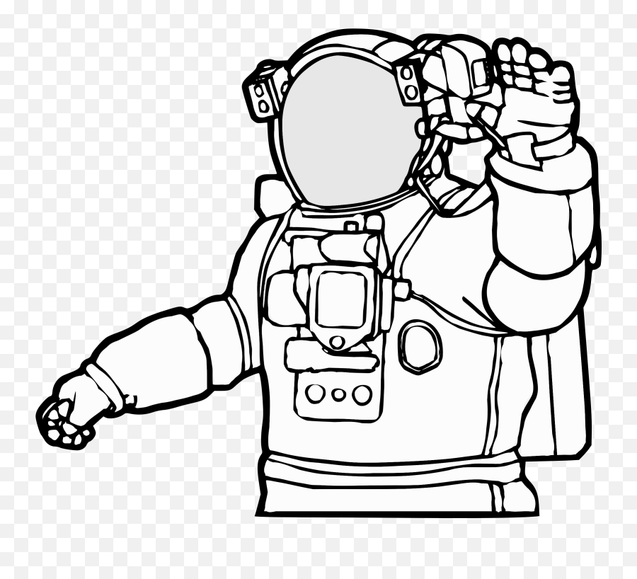 Astronaut Png Image - Space Suit Nasa Drawing,Astronaut Clipart Png