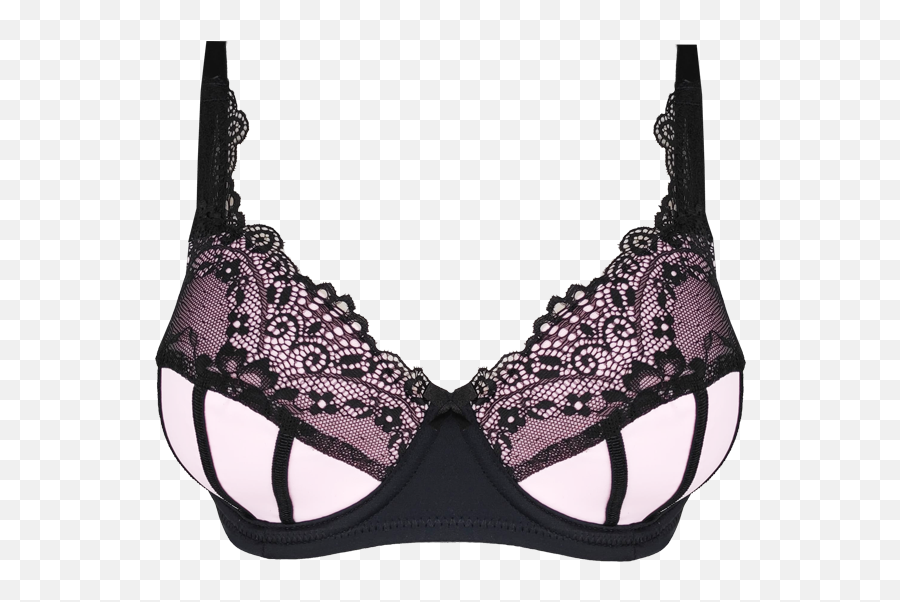 Lace Bra Black Blushing Pink Braa03 - Transparent Background Bra Png,Bra Png