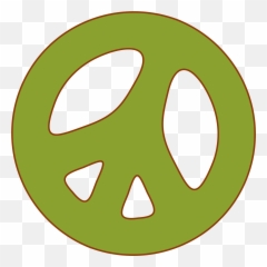 Peace Symbol Clipart Transparent - Cartoon png