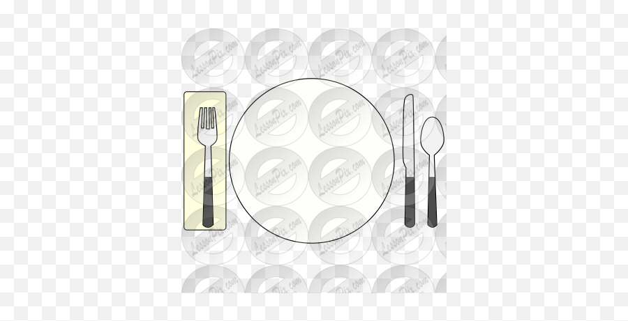 Lessonpix Mobile - Illustration Png,Place Setting Png